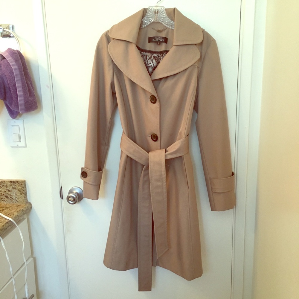 Ellen Tracy All Weather Trench Coat